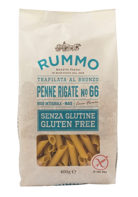 RUMMO PENNE RIGATE N66 DI RISO INTEGRALE E MAIS 400 G - famajoy.it