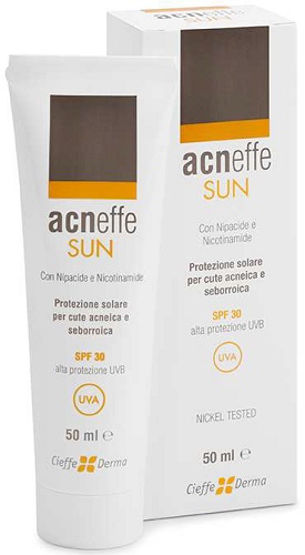 ACNEFFE SUN SPF 30 ALTA PROTEZIONE UVB PER CUTE ACNEICA E SEBORROICA 50 ML - famajoy.it