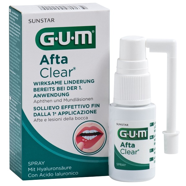 GUM AFTACLEAR SPRAY 15 ML - famajoy.it
