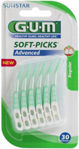 GUM SOFT-PICKS ADVANCED 30 PEZZI - famajoy.it