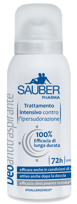 SAUBER ANTITRASPIRANTE 72 ORE SPRAY - famajoy.it