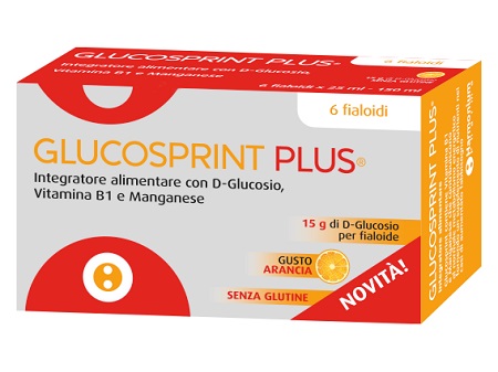 GLUCOSPRINT PLUS ARANCIA 6 FIALOIDI DA 25 ML - famajoy.it