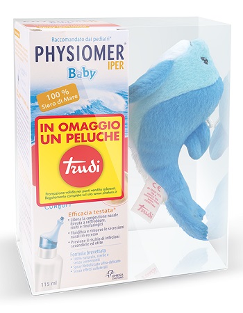 PHYSIOMER BABY IPER SPRAY 115 ML + GADGET TRUDI - famajoy.it