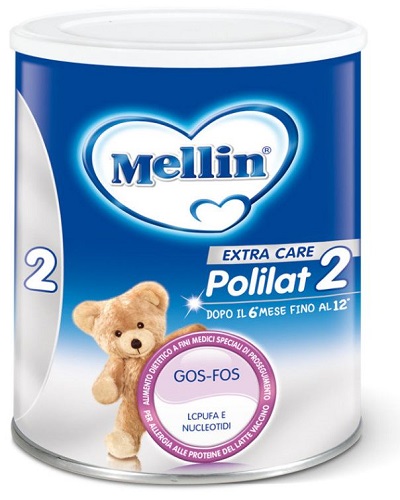 MELLIN POLILAT 2 LATTE POLVERE 400 G - famajoy.it