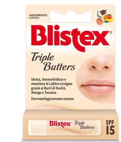 BLISTEX TRIPLE BUTTERS STICK LABBRA - famajoy.it