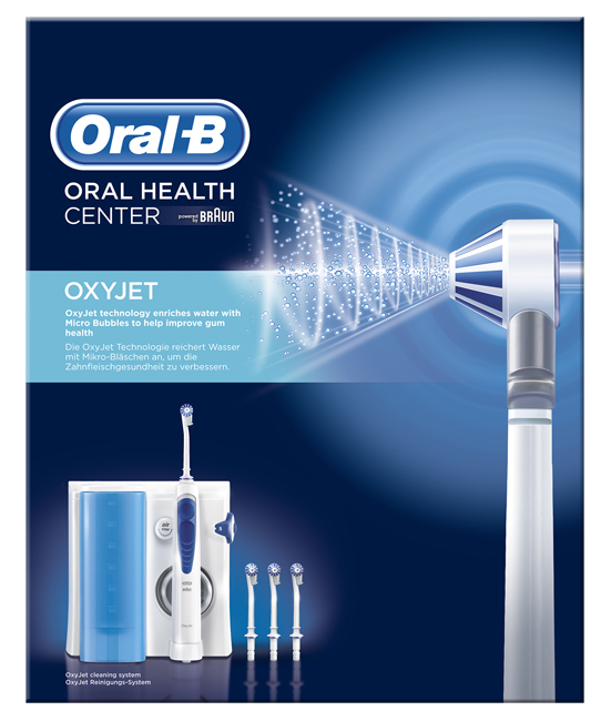 ORAL-B ORAL HEALTH CENTER IDROPULSORE OXYJET MD20 - famajoy.it