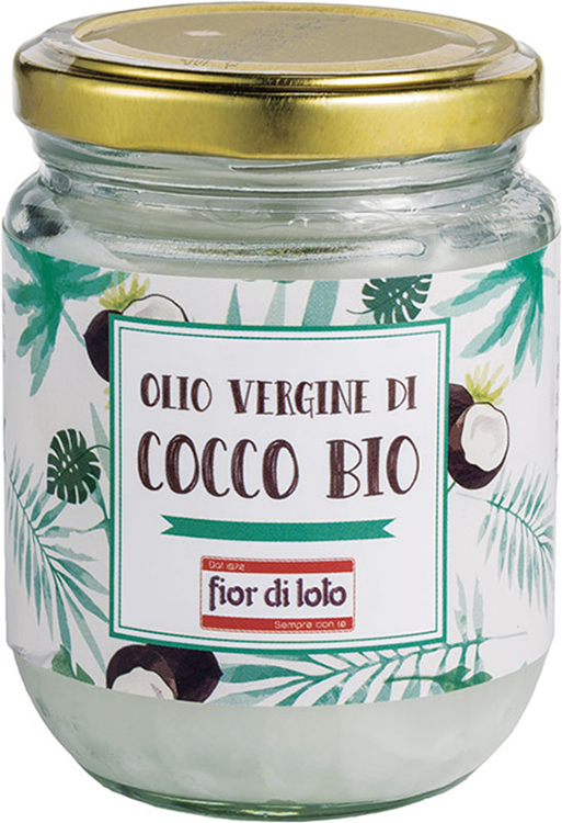 FIOR DI LOTO OLIO VERGINE DI COCCO BIO 200 ML - famajoy.it