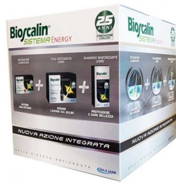 BIOSCALIN ENERGY COMPRESSE + FIALE + SHAMPOO PROMO - famajoy.it