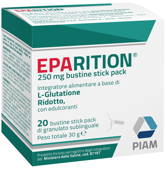 EPARITION 20 BUSTINE STICK PACK DA 250 MG DI GRANULATO SUBLINGUALE - famajoy.it
