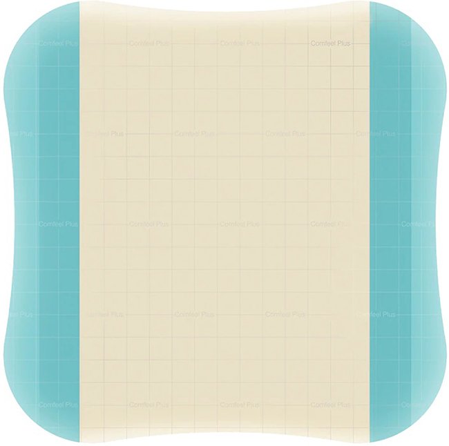 MEDICAZIONE SPECIALE ATTIVA CON IDROCOLLOIDE CON BORDI SMUSSATI COMFEEL PLUS 10X10 CM 10 PEZZI - famajoy.it