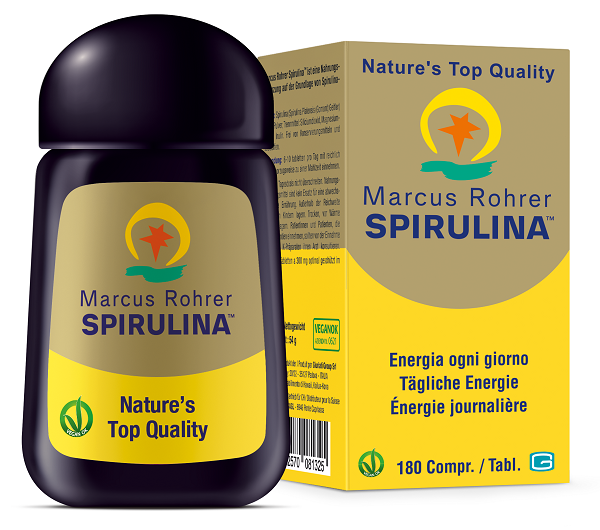 SPIRULINA MARCUS ROHRER 180 COMPRESSE - famajoy.it
