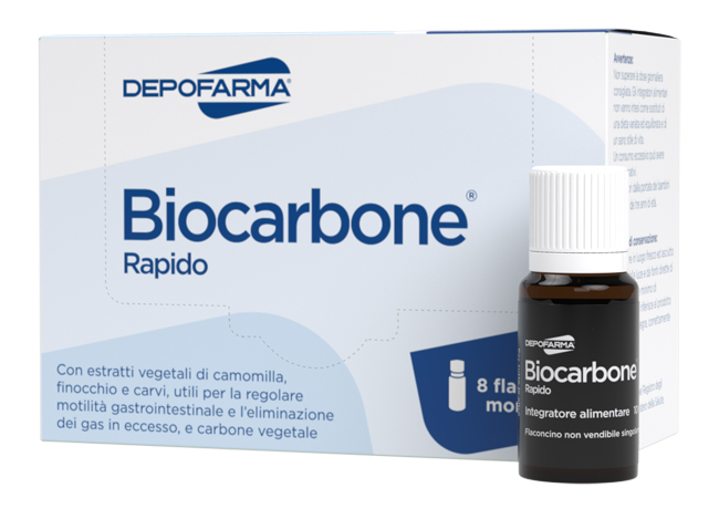 BIOCARBONE RAPIDO 8 FLACONCINI - famajoy.it