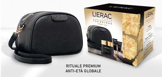 COFFRET LIERAC THE BRIDGE PREMIUM CREMA SETOSA 50 ML + 8 ML + 3 ML - famajoy.it