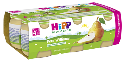 HIPP BIO OMOGENEIZZATO PERA WILLIAMS 6X80 G - famajoy.it