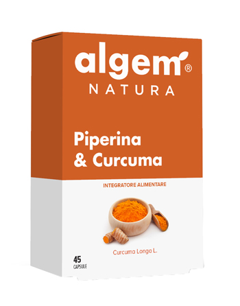 PIPERINA & CURCUMA 45 CAPSULE - famajoy.it