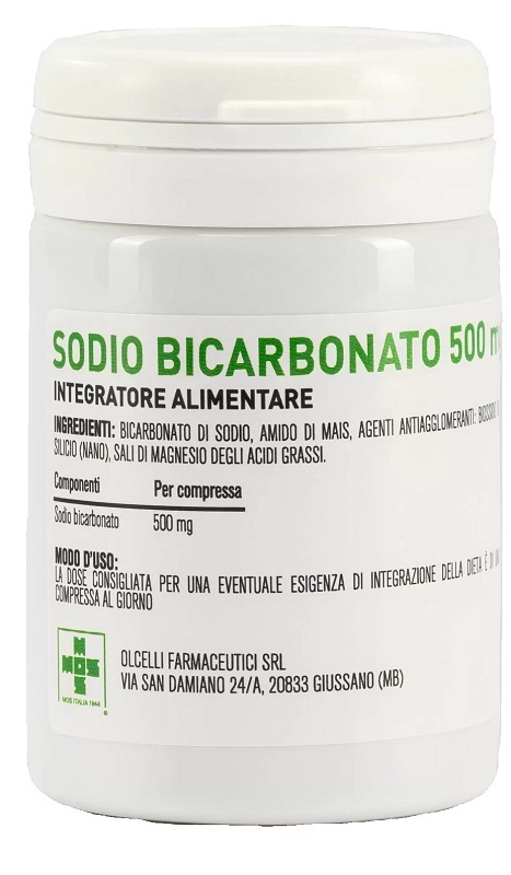 SODIO BICARBONATO 500 MG 100 COMPRESSE - famajoy.it