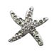 ORECCHINI STERILI STARFISH WHITE CRYST BJT928 - famajoy.it