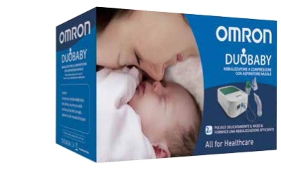 NEBULIZZATORE OMRON DUO BABY CON ASPIRATORE NASALE - famajoy.it