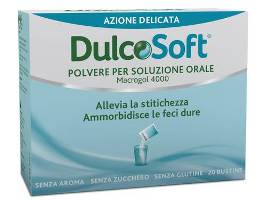 DULCOSOFT POLVERE PER SOLUZIONE ORALE 20 BUSTINE - famajoy.it