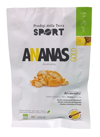 ANANAS GOLD SPORT ALICAMENTIS BIO 28 G - PRODIGI DELLA TERRA - famajoy.it