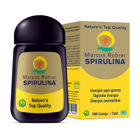 SPIRULINA MARCUS ROHRER RICARICA 180 COMPRESSE - famajoy.it