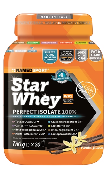 STAR WHEY ISOLATE VANILLA 750 G - famajoy.it