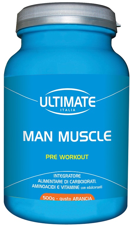 ULTIMATE MAN MUSCLE PRE-WORKOUT ARANCIA - famajoy.it