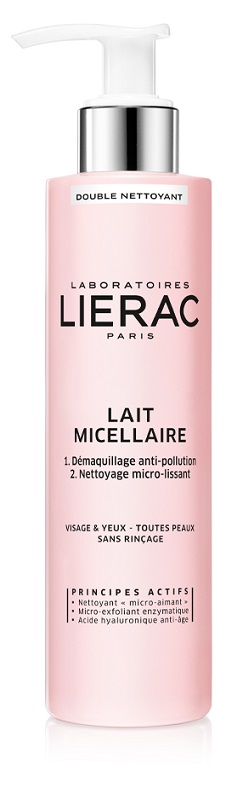 LIERAC DEMAQUILLANT LATTE MICELLARE A DOPPIA AZIONE 200 ML - famajoy.it