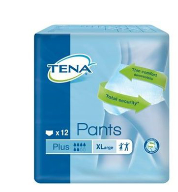 PANNOLONE PULL UP TENA PANTS PLUS TAGLIA EXTRA LARGE 12 PEZZI - famajoy.it