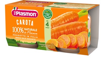 PLASMON OMOGENEIZZATO CAROTA 2 X 80 G - famajoy.it
