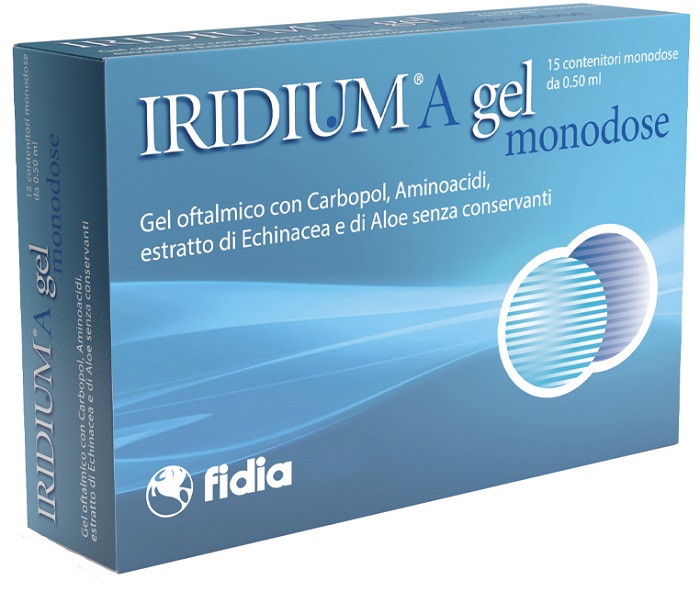 IRIDIUM A GEL OFTALMICO MONODOSE 15 CONTENITORI DA 0,50 ML - famajoy.it