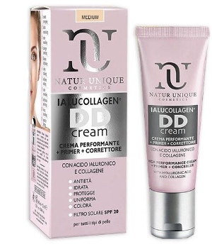 NATUR UNIQUE DD CREAM MEDIUM 40 ML + CORRETTORE 2 ML - famajoy.it