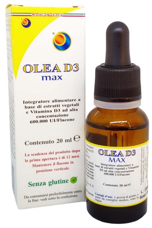 OLEA D3 MAX GOCCE 20 ML - famajoy.it