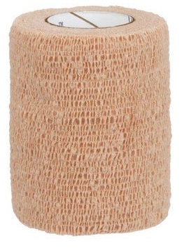 BENDA ELASTICA COMPRESSIVA AUTOADESIVA COBAN 7,5X200CM IN ESTENSIONE 7,5X450CM COLORE CARNE - famajoy.it