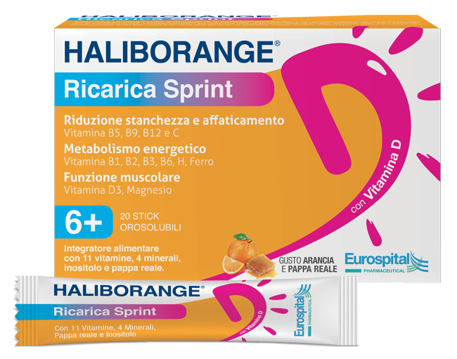 HALIBORANGE RICARICA SPRINT 20 STICK PACK 2 G - famajoy.it