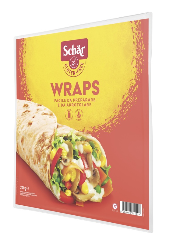 SCHAR WRAPS PIADINA ARROTOLABILE SENZA LATTOSIO 240 G - famajoy.it