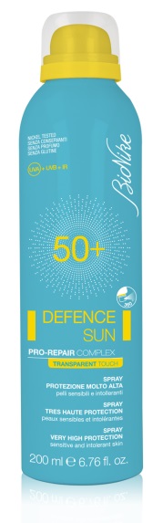 BIONIKE DEFENCE SUN SPRAY TRANSPARENT TOUCH SPF 50+ 200 ML - famajoy.it