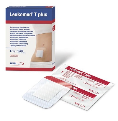 LEUKOMED T PLUS MEDICAZIONE POST-OPERATORIA TRASPARENTE IMPERMEABILE 7,2 X 5 CM - famajoy.it