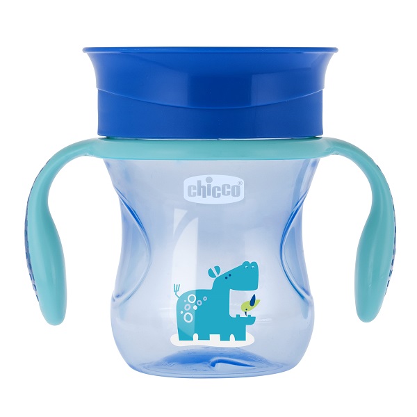 CHICCO TAZZA PERFECT 360 AZZURRA 12 MESI - famajoy.it