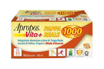 APROPOS VITA+ PAPPA REALE 1000MG 10 FLACONCINI DA 10 ML - famajoy.it