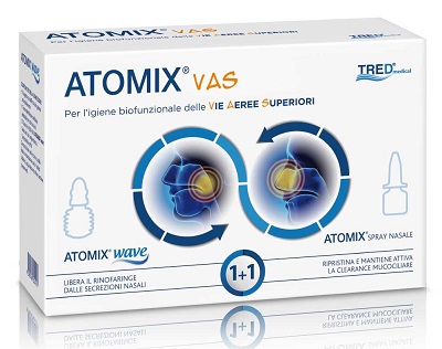 ATOMIX VAS KIT PER IGIENE FUNZIONALE DELLE VIE AEREE SUPERIORI ATOMIC WAVE + SPRAY - famajoy.it