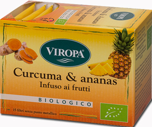 VIROPA CURCUMA & ANANAS INFUSO BIOLOGICO 15 BUSTINE 2,5 G - famajoy.it