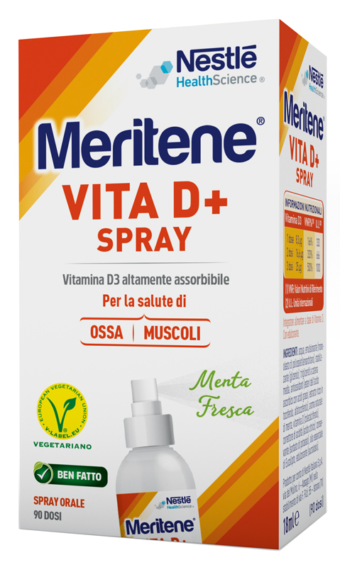 MERITENE VITA D+ SPRAY 18 ML - famajoy.it