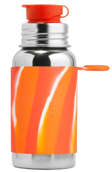 BOTTIGLIA DA 550 ML CON TAPPO SPORT ORANGE SPIRALE - famajoy.it