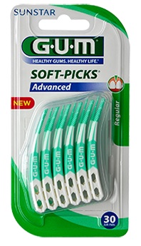 GUM SOFTPICKS ADVANCE SCOVOLINO SMALL GOMMA 30 PEZZI - famajoy.it