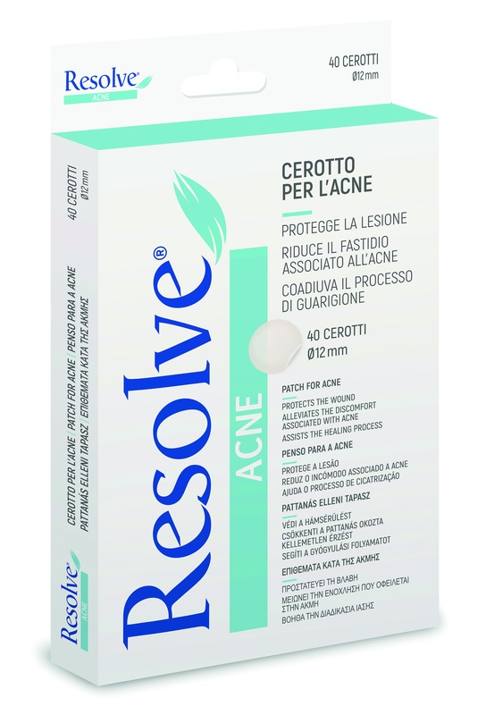 CEROTTO IDROCOLLOIDALE RESOLVE PER ACNE 40 PEZZI - famajoy.it