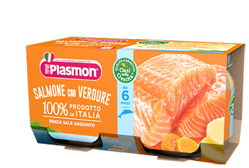 PLASMON OMOGENIZZATO SALMONE 4 X 80 G - famajoy.it