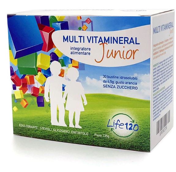 MULTI VITAMINERAL JUNIOR 30 BUSTINE - famajoy.it