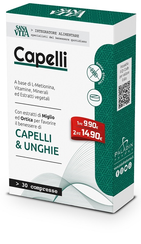 SANAVITA CAPELLI 30 COMPRESSE - famajoy.it