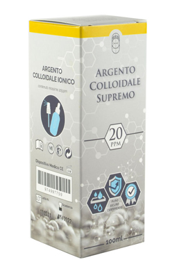 ARGENTO COLLOIDALE SUPREMO 20PPM 100 ML SPRAY + CONTAGOCCE - famajoy.it